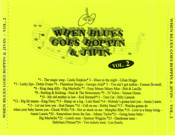 Various : When Blues Goes Boppin & Jivin Vol. 2 (CD, Comp)