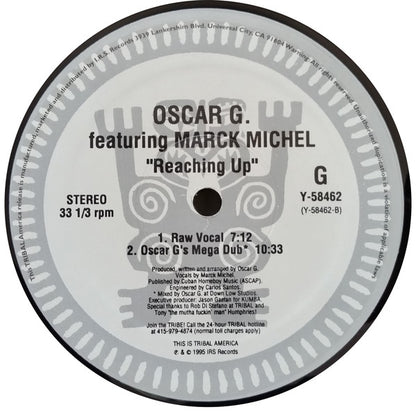 Oscar Gaetan Featuring Marck Michel : Reaching Up (12")