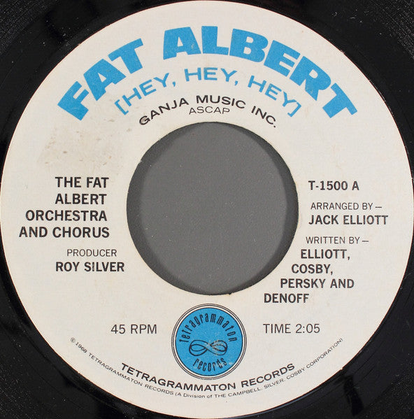 Fat Albert Orchestra : Fat Albert (Hey, Hey, Hey) (7", Single, Styrene)