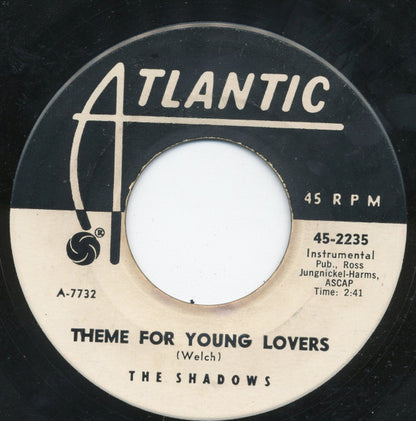 The Shadows : Theme For Young Lovers (7", Single, Promo)
