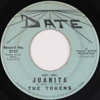 The Tokens (4) : (Hey - Hey) Juanita / Oh, What A Night (7", RP)