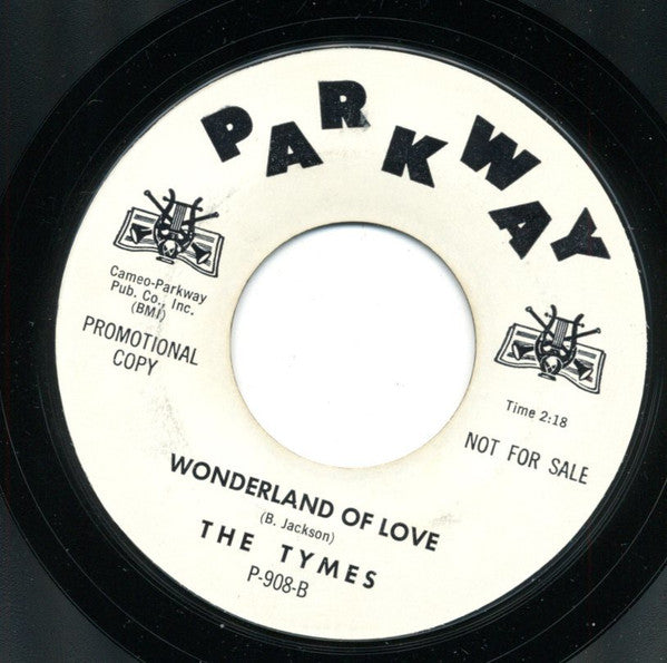 The Tymes : To Each His Own / Wonderland Of Love (7", Promo, Styrene)