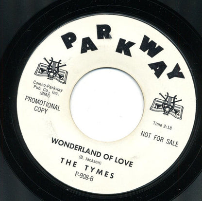 The Tymes : To Each His Own / Wonderland Of Love (7", Promo, Styrene)