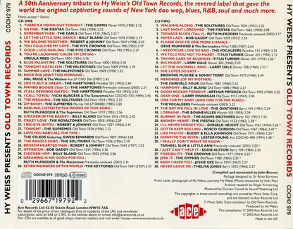 Various : Hy Weiss presents Old Town Records (2xCD, Comp, Mono)