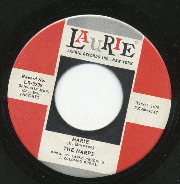 The Harps : Marie / Daddy's Going Away Again (7")