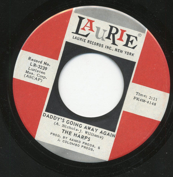 The Harps : Marie / Daddy's Going Away Again (7")