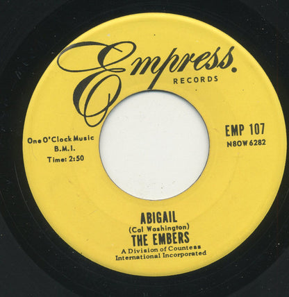 The Embers (9) : Abigail (7", S/Sided)