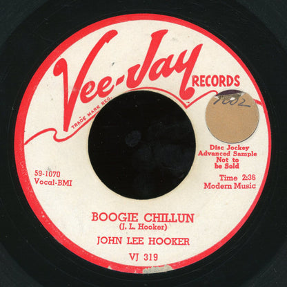 John Lee Hooker : Boogie Chillun / Tennessee Blues (7", Single, Promo)