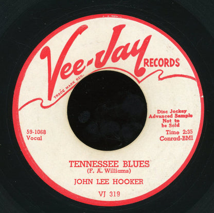 John Lee Hooker : Boogie Chillun / Tennessee Blues (7", Single, Promo)