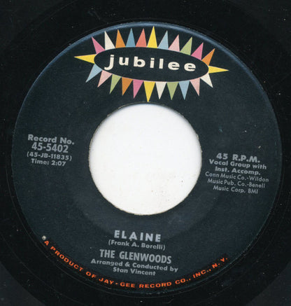 The Glenwoods : Elaine / That's The Way It'll Be (7")