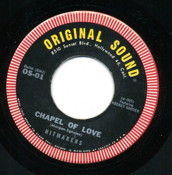 The Hitmakers : Cool School / Chapel Of Love (7")