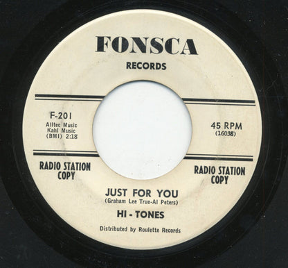 The Hi-Tones (3) : Lovers Quarrel / Just For You (7", Promo)