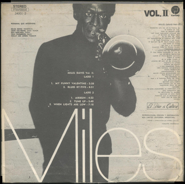 Miles Davis : Miles Davis Vol. II (LP, Comp)
