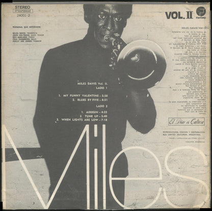 Miles Davis : Miles Davis Vol. II (LP, Comp)