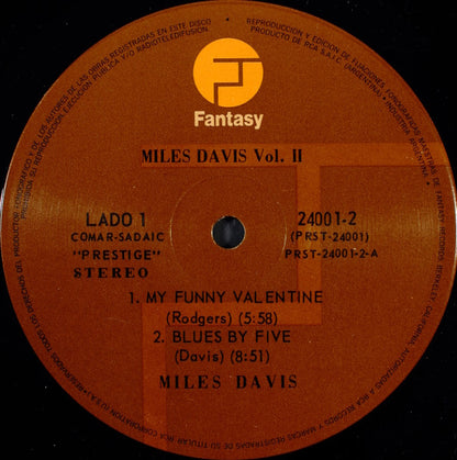 Miles Davis : Miles Davis Vol. II (LP, Comp)