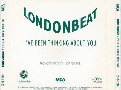 Londonbeat : I've Been Thinking About You (CD, Single, Promo)