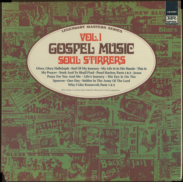 The Soul Stirrers : Gospel Music Vol. 1 (LP, Comp, Gat)