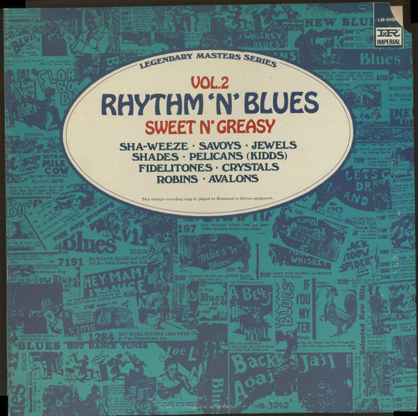 Various : Rhythm 'N' Blues Vol. 2: Sweet N' Greasy (LP, Comp, Gat)
