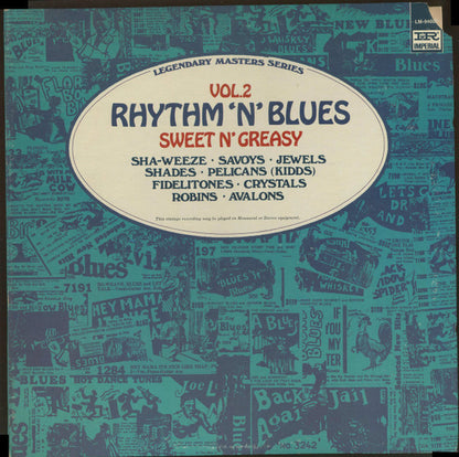 Various : Rhythm 'N' Blues Vol. 2: Sweet N' Greasy (LP, Comp, Gat)