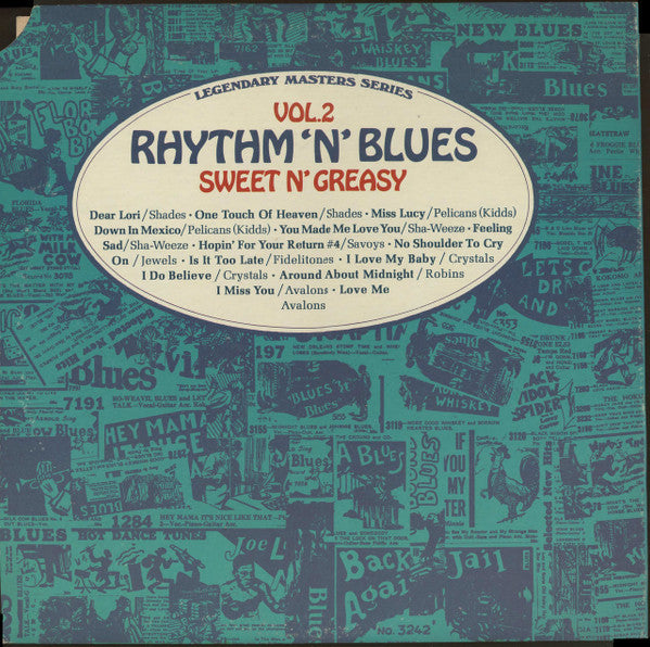 Various : Rhythm 'N' Blues Vol. 2: Sweet N' Greasy (LP, Comp, Gat)