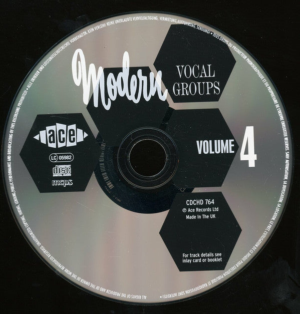Various : Modern Vocal Groups, Vol.4 (CD, Album, Comp)