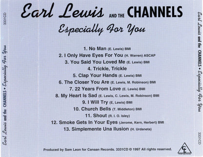 Earl Lewis And The Channels : Especially for You (CD, Album)