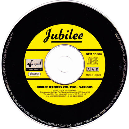 Various : Jubilee Jezebels Volume Two (CD, Comp)