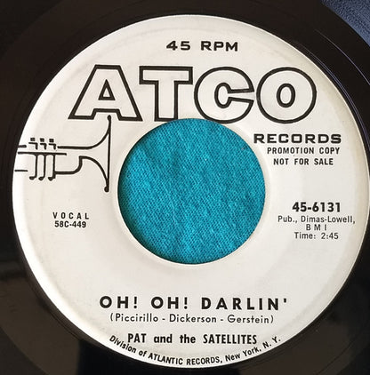 Pat And The Satellites : Jupiter-C (7", Single, Promo)
