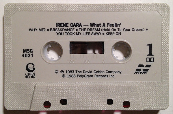 Irene Cara : What A Feelin' (Cass, Album, Club, CH,)
