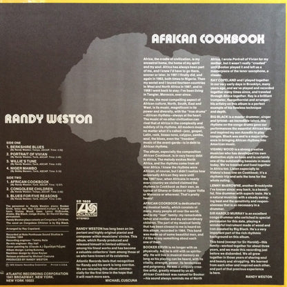 Randy Weston : African Cookbook (LP, Album, RE)