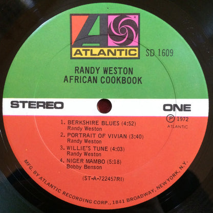 Randy Weston : African Cookbook (LP, Album, RE)