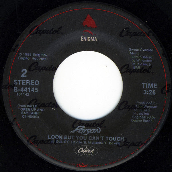 Poison (3) : Nothin' But A Good Time (7", All)