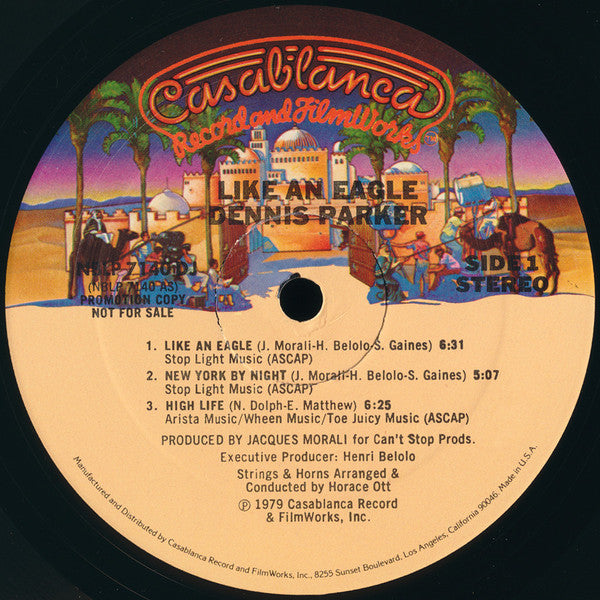 Dennis Parker : Like An Eagle (LP, Album, Promo, PRC)