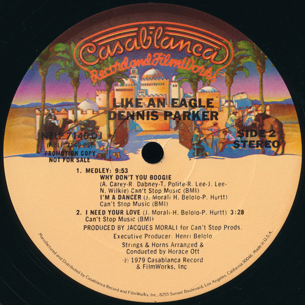 Dennis Parker : Like An Eagle (LP, Album, Promo, PRC)