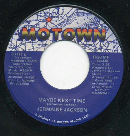 Jermaine Jackson : Let Me Tickle Your Fancy / Maybe Next Time (7")
