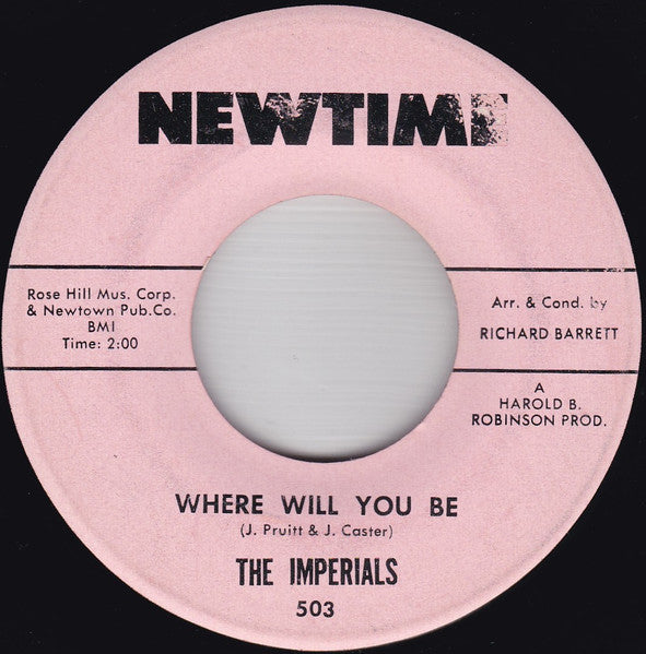 Little Anthony & The Imperials : A Short Prayer / Where Will You Be (7")