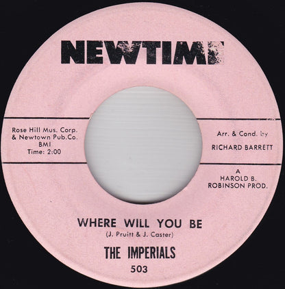 Little Anthony & The Imperials : A Short Prayer / Where Will You Be (7")
