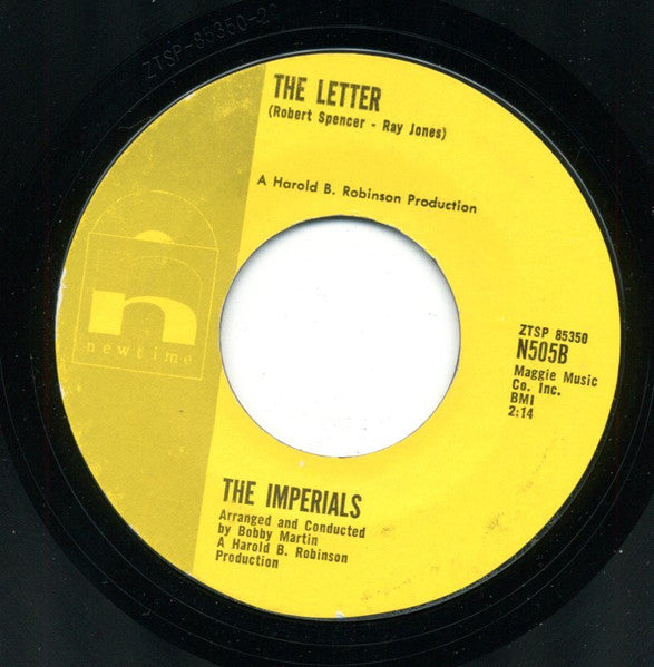 The Imperials : Go And Get Your Heart Broken (7", Styrene)