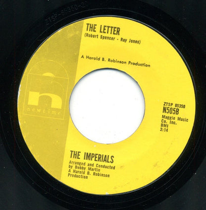 The Imperials : Go And Get Your Heart Broken (7", Styrene)