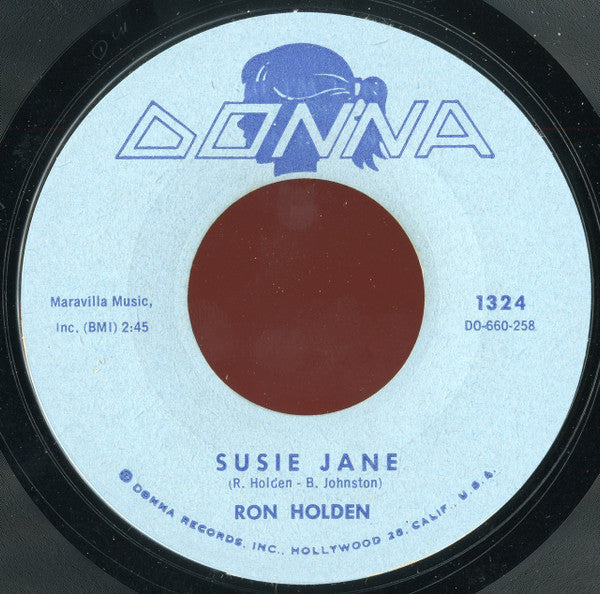 Ron Holden : Gee, But I'm Lonesome (7", Styrene)