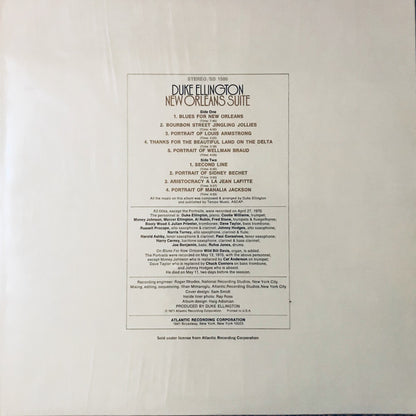Duke Ellington : New Orleans Suite (LP, Album, Club, Cap)