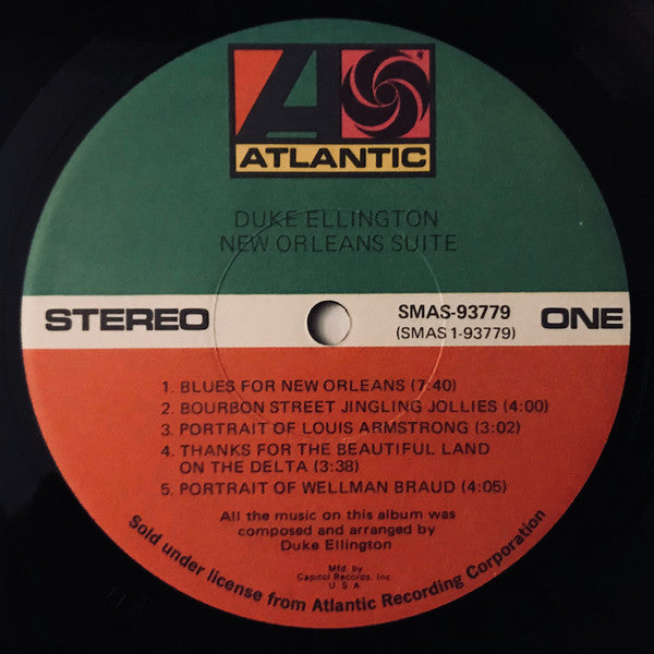 Duke Ellington : New Orleans Suite (LP, Album, Club, Cap)