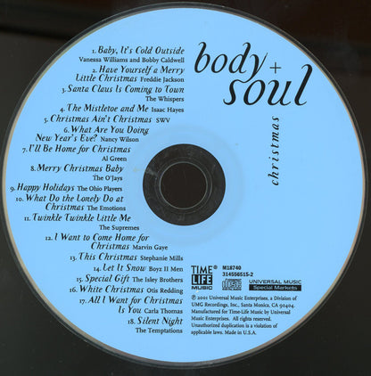 Various : Body + Soul - Christmas (CD, Comp)