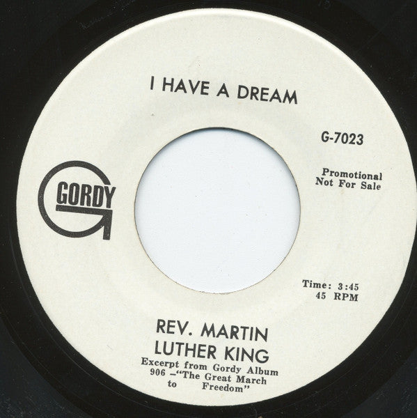Dr. Martin Luther King, Jr. / Liz Lands And The Voices Of Salvation : I Have A Dream / We Shall Overcome (7", Single, Promo)