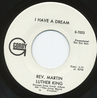 Dr. Martin Luther King, Jr. / Liz Lands And The Voices Of Salvation : I Have A Dream / We Shall Overcome (7", Single, Promo)
