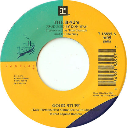 The B-52's : Good Stuff (7", Single, Spe)