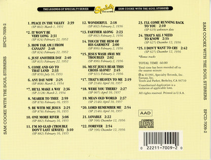 Sam Cooke With The Soul Stirrers : Sam Cooke With The Soul Stirrers (CD, Comp, RE, RM)