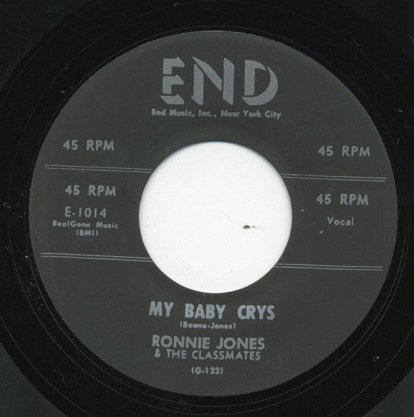Ronnie Jones And His Classmates : Lonely Boy (7", Single, RE)