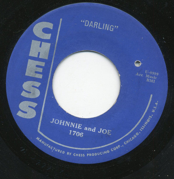 Johnnie & Joe : Darling / My Baby's Gone (7")