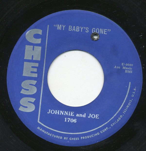 Johnnie & Joe : Darling / My Baby's Gone (7")